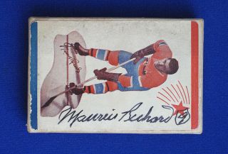 Maurice Richard HOF Signed Auto 1948 FULL Deck Of Playing Cards w/ Box 2