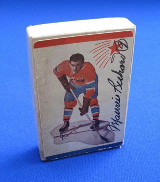 Maurice Richard HOF Signed Auto 1948 FULL Deck Of Playing Cards w/ Box 4