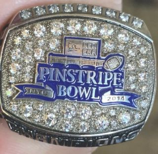Penn State St Nittany Lions Pinstripe Bowl Ring Boston Eagles Champion Player
