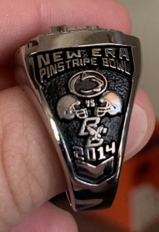 Penn State St Nittany Lions Pinstripe Bowl Ring Boston Eagles Champion Player 8