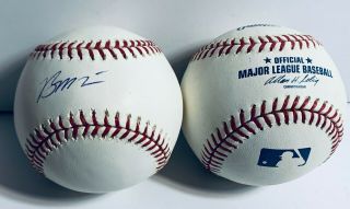 Brian Mccann Hand Signed Autograph Mlb Baseball Auto Atlanta Braves Yankees