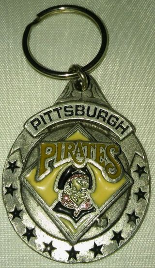 Vintage Pittsburgh Pirates Key Ring Mlb 1992 Siskiyou 920750 Key Chain