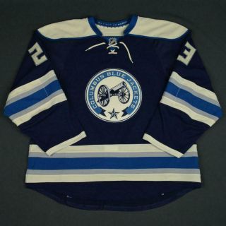 2015 - 16 David Clarkson Columbus Blue Jackets Game Issued Reebok Hockey Jersey