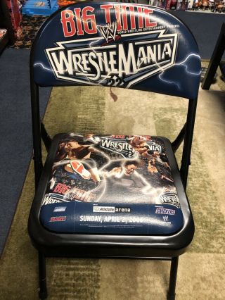 Wwe Wrestlemania 22 Chicago Xxii 2006 Undertaker Ringside Ppv Chair Wwf 35 Cena