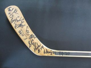 1998 - 99 Tampa Bay Lightning Autographed Team Signed Pavel Kubina Model Stick.