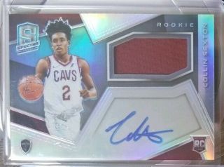 2018 - 19 Spectra Collin Sexton Rookie Jersey Auto 45/299 Rc Cleveland Cavaliers