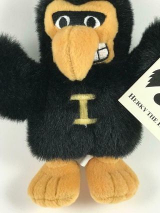 Vintage University Of Iowa Herky The Hawk Mascot