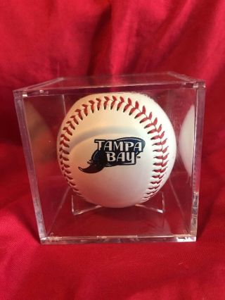 Tampa Bay Rays Rawlings Major League Baseball Bud Selig With Cube