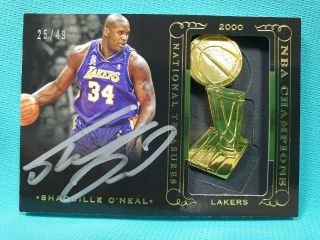 2014 - 15 National Treasures Shaquille O 