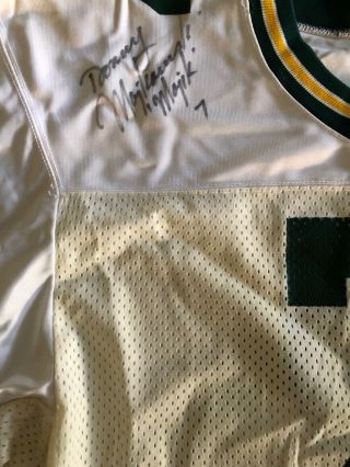 1988 DON MAJKOWSKI GAME USED/ ISSUED GREEN BAY PACKERS JERSEY SIGNED 2