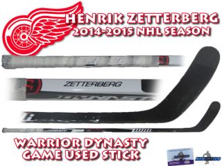 Henrik Zetterberg 2015 Game Stick Detroit Red Wings - Warrior Dynasty