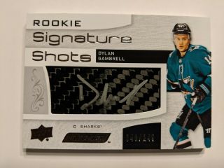 Dylan Gambrell 2018 - 19 Ud Engrained Rookie Signature Shots Auto (48/249)