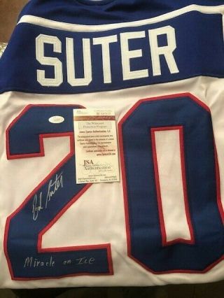 Bob Suter 20 Miracle On Ice Signed Jersey Jsa Authenticated