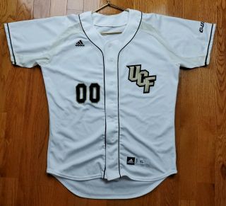 Adidas Ucf University Central Florida Knights Game - Worn Baseball Jersey Sixe Xl