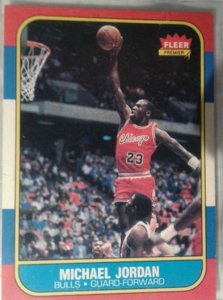 1986 - 1987 Fleer Michael Jordan Rookie 57 (BGS 8.  5) Centering and Edges 9.  0 5