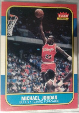 1986 - 1987 Fleer Michael Jordan Rookie 57 (BGS 8.  5) Centering and Edges 9.  0 6