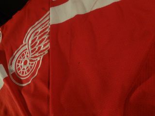 DETROIT RED WINGS GAME WORN JERSEY 6