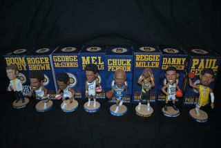 Indiana Pacers 50th Anniversary Bobblehead Set