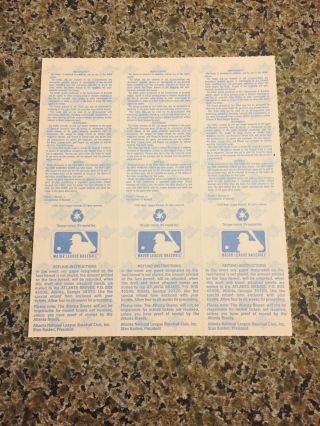 1991 World Series Ticket Stubs Games 3,  4 and 5,  Twins Champions - Kirby Puckett 2