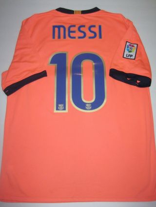 Nike Fc Barcelona 2009 - 2010 Away Jersey Fcb Lionel Messi Argentina Shirt Kit