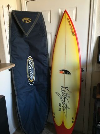 Kelly Slater Autographed Surfboard