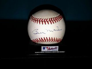 Ny York Yankees Legend Billy Martin Signed American League Baseball Psa/dna