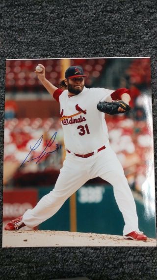 Lance Lynn Autographed Signed 8 X 10 Photo St Louis Cardinals