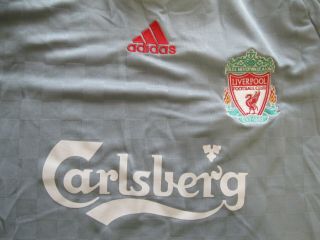 FC Liverpool 2008/2009 away Size M adidas football shirt jersey soccer maillot 2