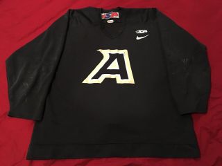 Army West Point Academy Game Practice Hockey Jersey Black Size 58 Nike Sp
