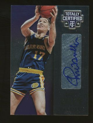 2014 - 15 Totally Certified Chris Mullin Signed Auto Golden State Warriors 14/49
