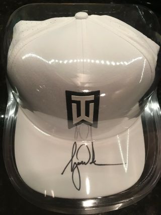 Tiger Woods Autographed Tw Hat W/tags Jsa/psa Guarantee Hott Masters