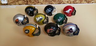 Riddell Cfl Pocket Pro Football Helmet Set (canadian Football League)
