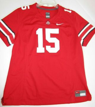 Nike 15 Women’s Red Ohio State Buckeyes Football Jersey Size Xl Ezekiel Elliott