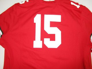 Nike 15 Women’s Red Ohio State Buckeyes Football Jersey Size XL Ezekiel Elliott 5