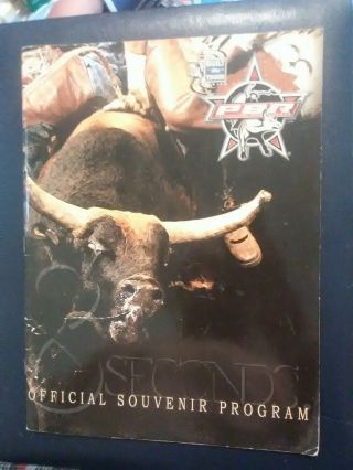 2010 Official Souvenir Program Book 8 Seconds Professional Bull Riding Pbr Rodeo