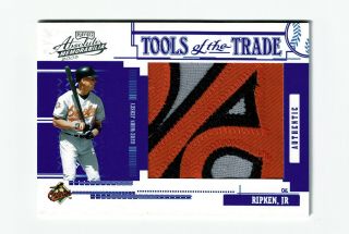 2005 Playoff Absolute Memorabilia Tools Of The Trade Cal Ripken Jr Patch /150