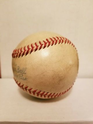 1946 1947 Official American League Ball Reach Baseball William Harridge Pres OAL 2