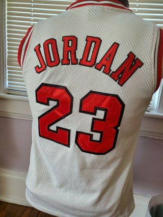 Vintage Nba Finals Michael Jordan Chicago Bulls Jersey Size 50 Large