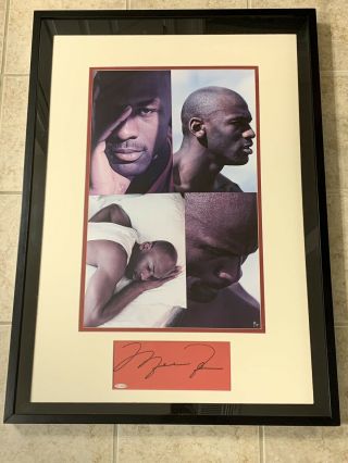 Michael Jordan Signed Photo Collage Ltd Edition /17 Large 38x27 Display Uda