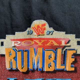 1997 WWF ROYAL RUMBLE SHAWN MICHAELS VS SYCHO SID T SHIRT XL 4