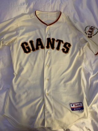 San Francisco Giants Majestic Authentic Jersey Size 44 Cool Base