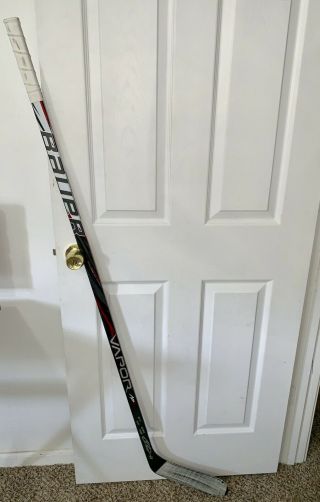 Patrick Kane Game Signed Stick With C.  O.  A 6