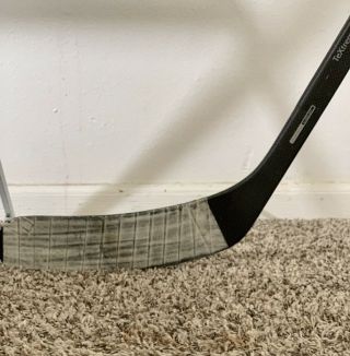 Patrick Kane Game Signed Stick With C.  O.  A 8