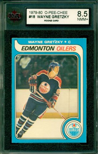1979 80 Opc 18 Wayne Gretzky Rookie Card Ksa 8.  5 Near Mint,  (468)
