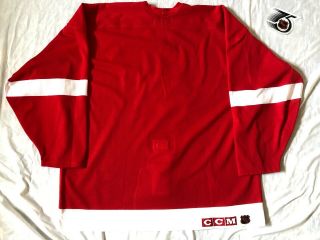 Pro Authentic 1990’s Detroit Red Wings Airknit Red w/75 patch – Size 52 2