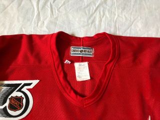 Pro Authentic 1990’s Detroit Red Wings Airknit Red w/75 patch – Size 52 3