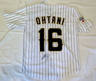 Shohei Ohtani Signed Team Japan Baseball Jersey Los Angeles Angels Proof