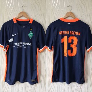 Werder Bremen 2015 2016 Away Football Soccer Shirt Jersey Nike Player Issue 13