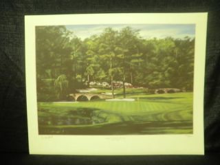 Amy Youngblood Augusta National Masters Amen Corner Golf Lim Edition Lithograph