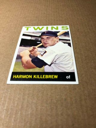 1964 Topps Baseball Card 177,  Harmon Killebrew,  - Near